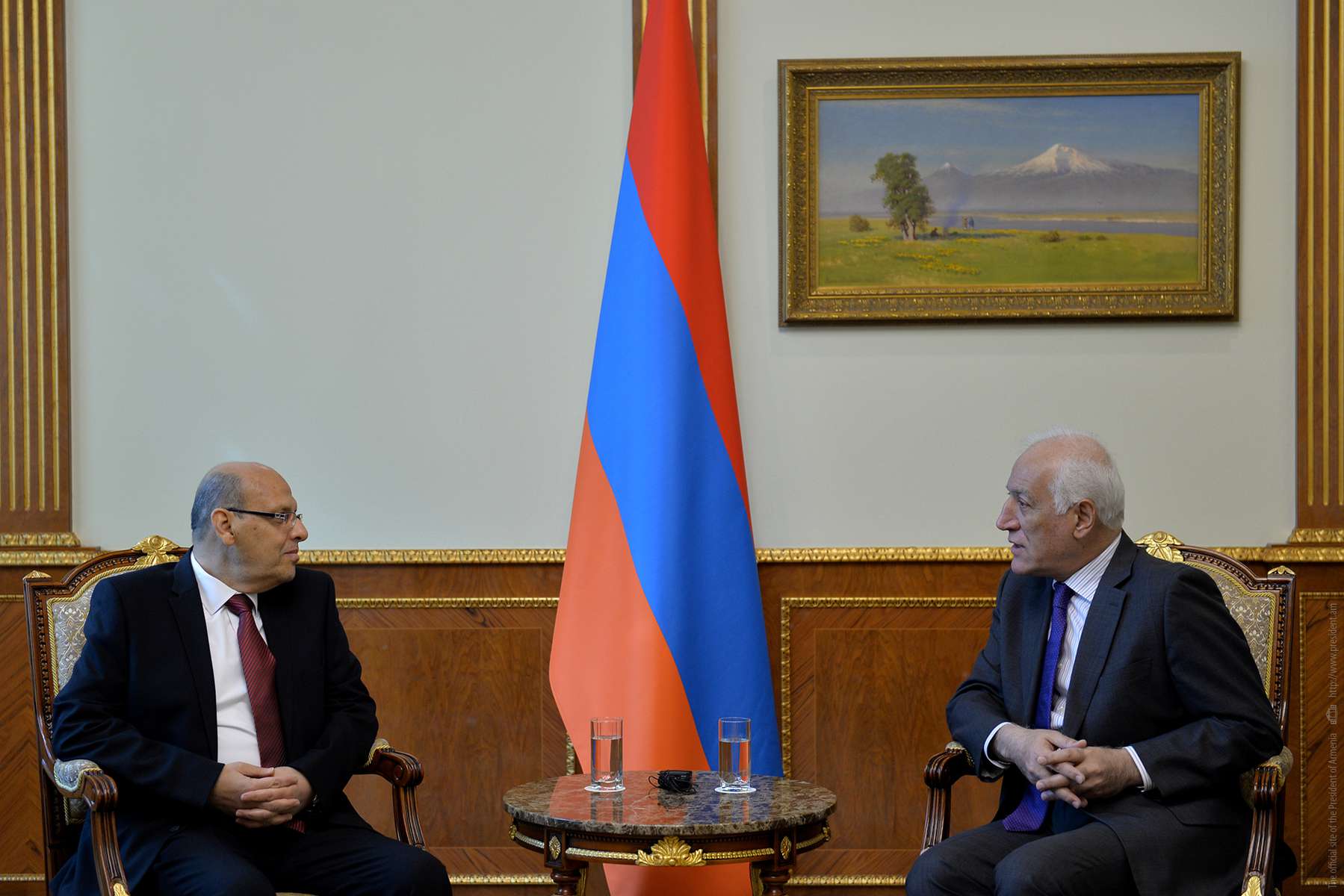 The president emphasized the importance of relations with Egypt for Armenia