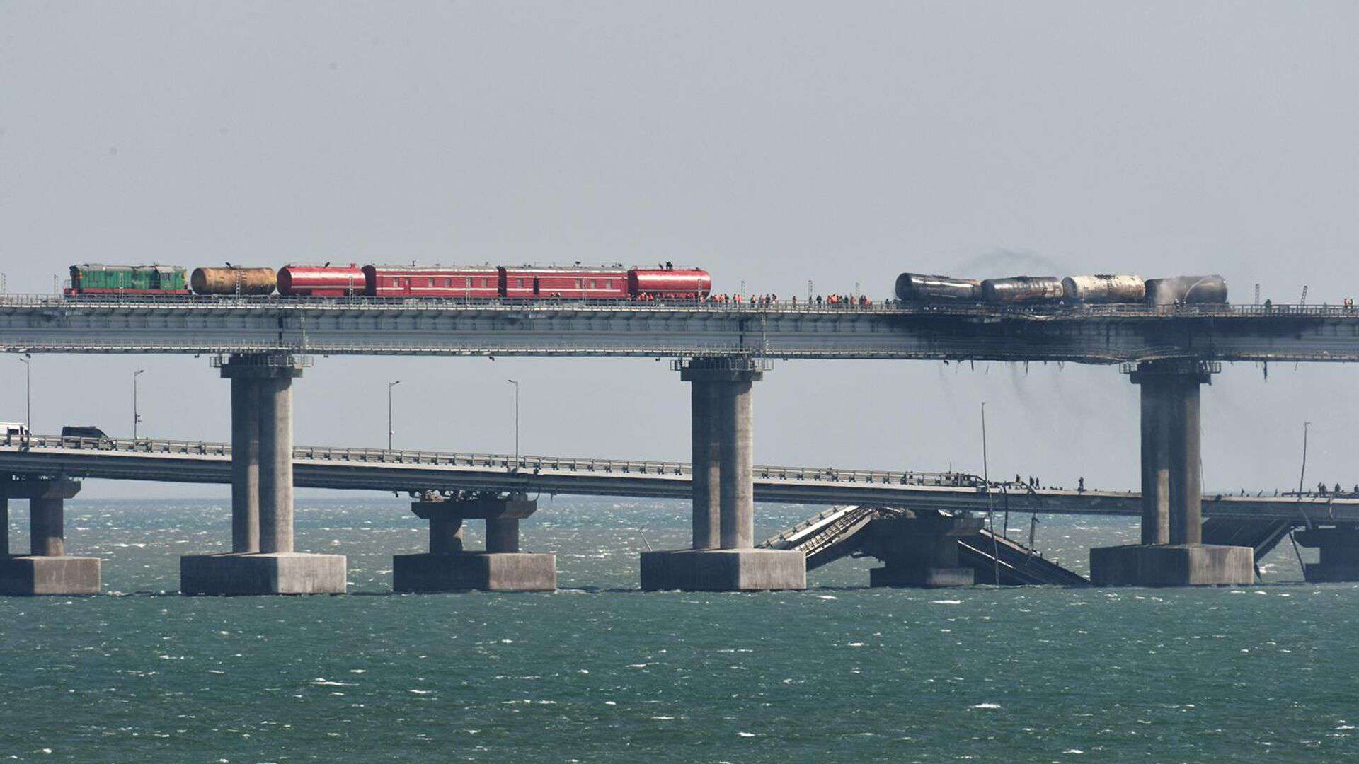 Georgia announced that the truck exploded on the Crimean bridge and did not cross the country's border