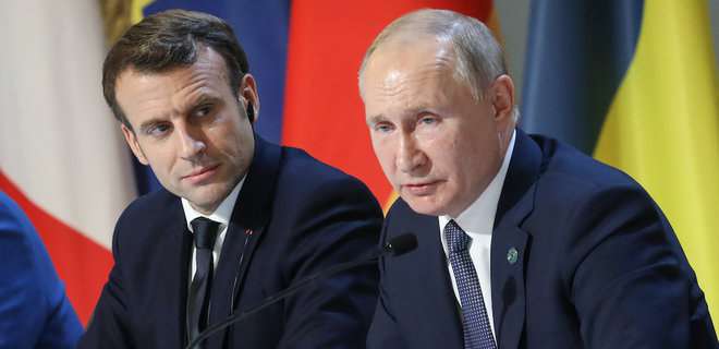 Путин ответил на выпад Макрона