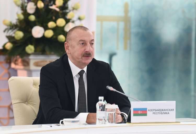 "The constitution of Azerbaijan will ensure the rights and safety of Karabakh Armenians." Aliev