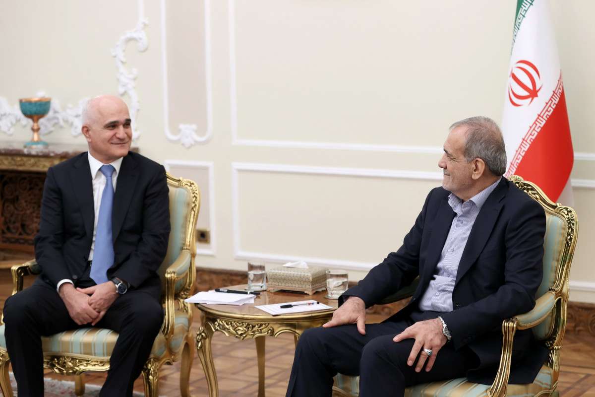 The Iranian president received Shahin Mustafaev