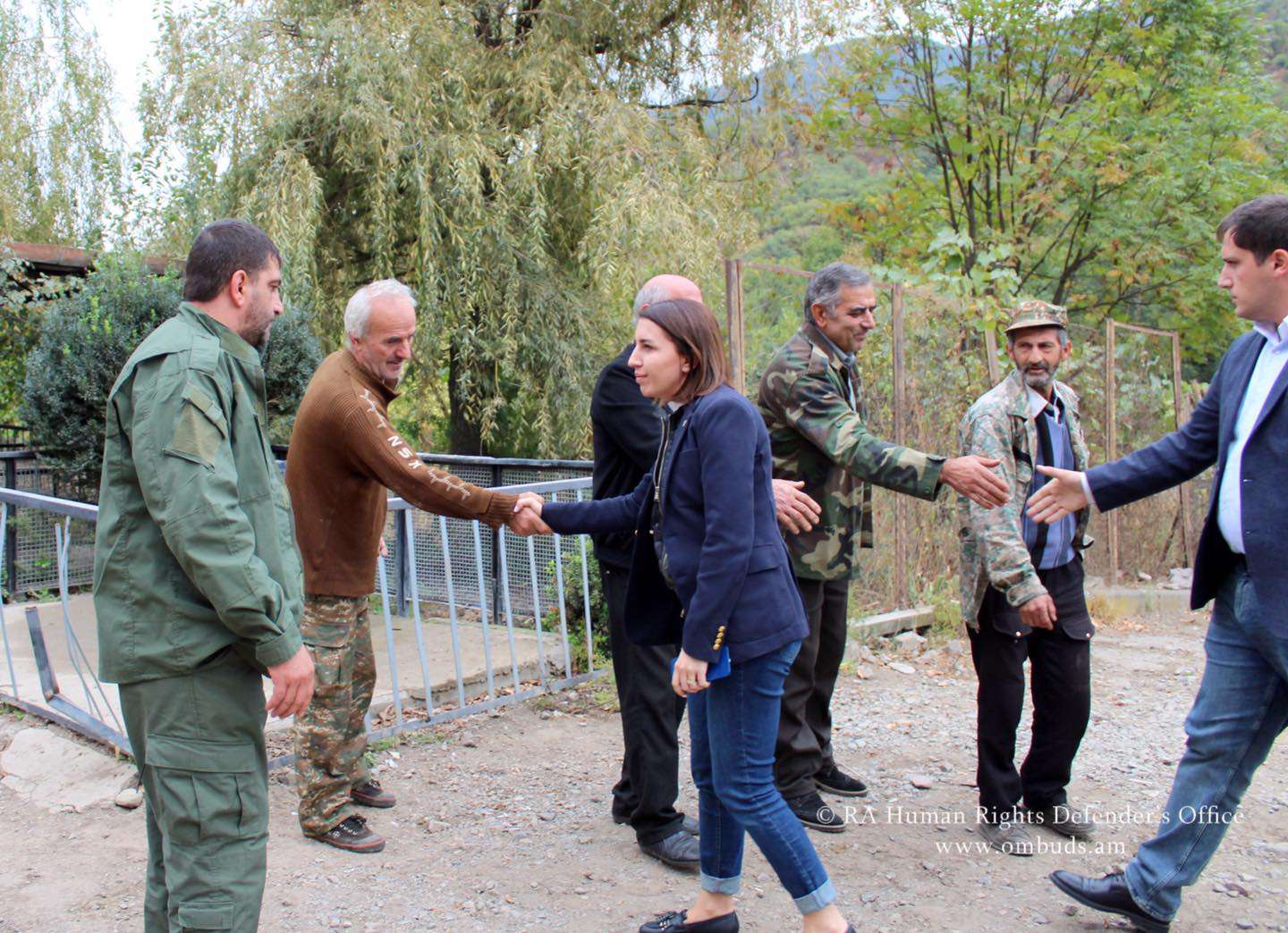 Human rights defender Kristinne Grigoryan visited Nerkin Hand