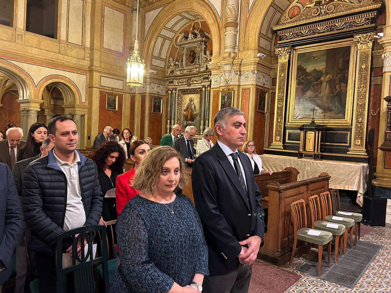 The RA Ambassador to Austria participated in the ecumenical prayer dedicated to the forcibly displaced people from Artsakh