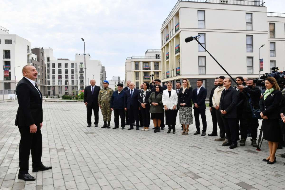 "Azerbaijan will settle 140 thousand people in Karabakh". Aliev