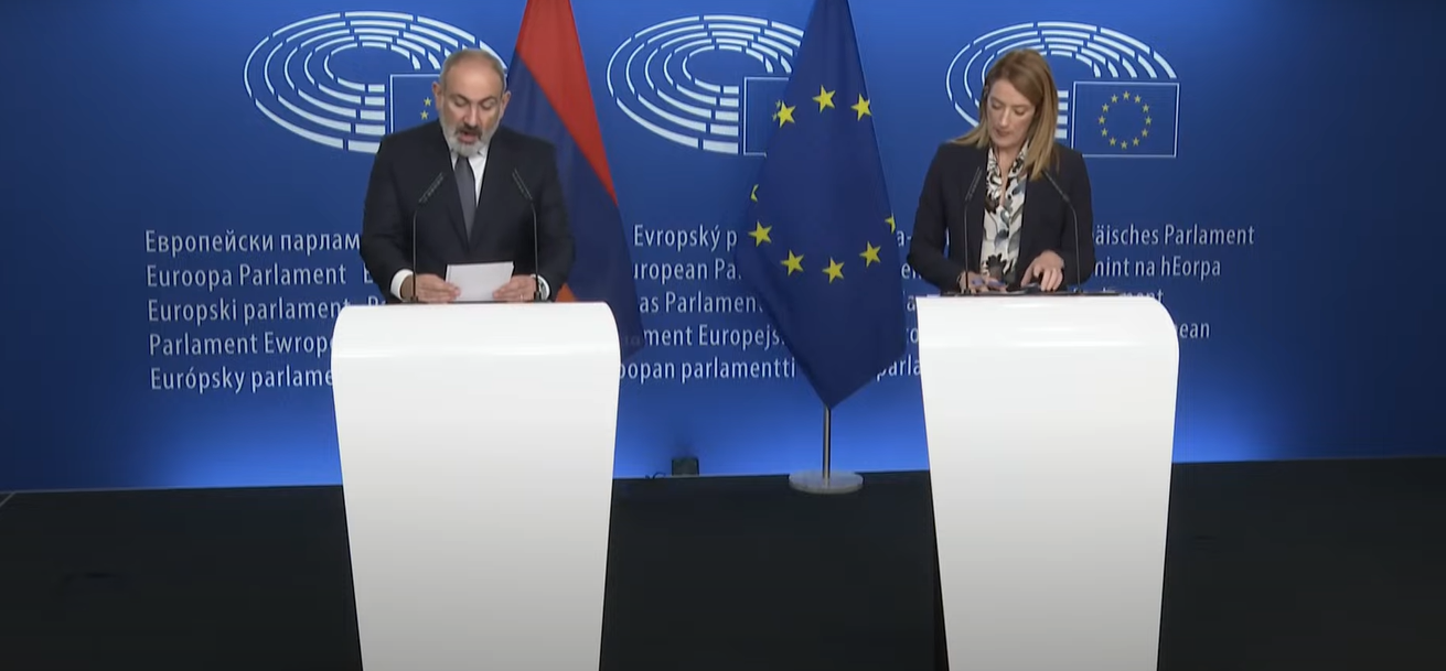 Statements of Nikol Pashinyan and CE Head Roberta Metzola (LIVE)