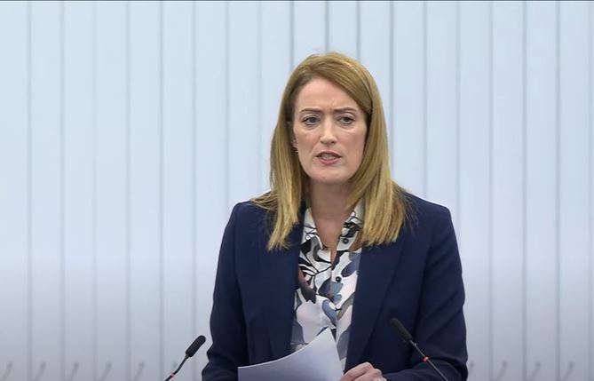 "We reaffirm our support for the democratic reforms of Armenia." Metsola