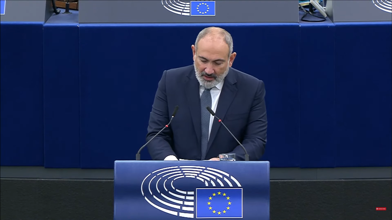 Nikol Pashinyan's speech in the European Parliament (LIVE)