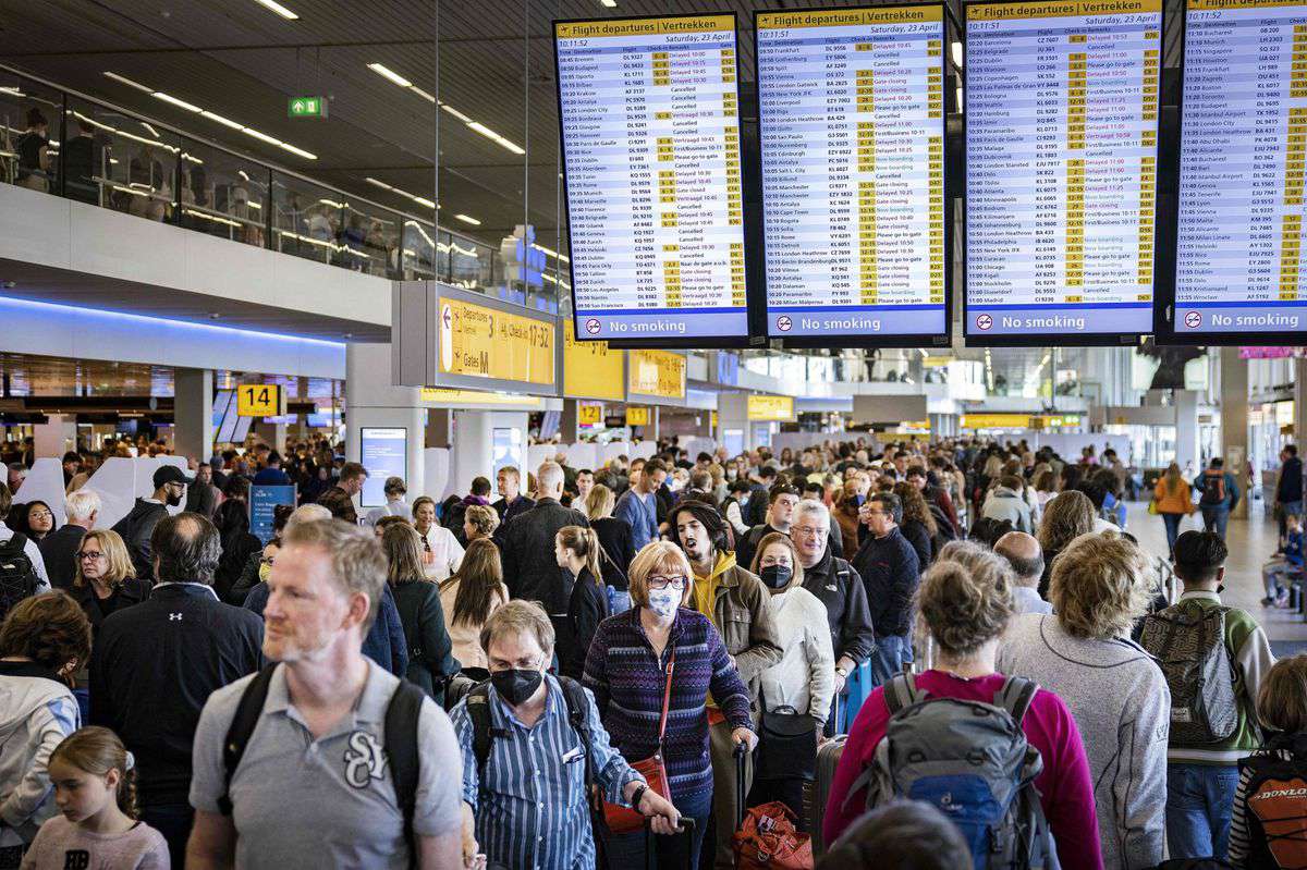 Airports in Germany and Belgium are in chaos
