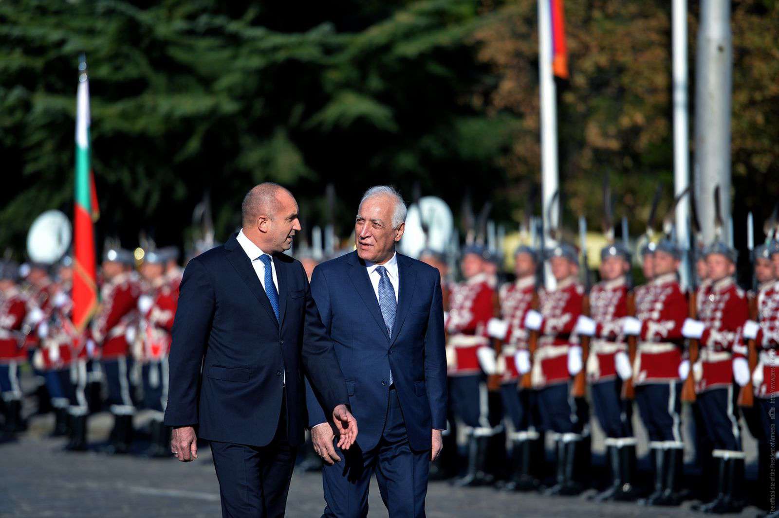 The presidents of Armenia and Bulgaria signed a statement on bilateral relations