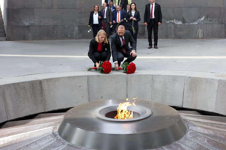 The Minister of Foreign Affairs of Norway visited Tsitsernakaberd