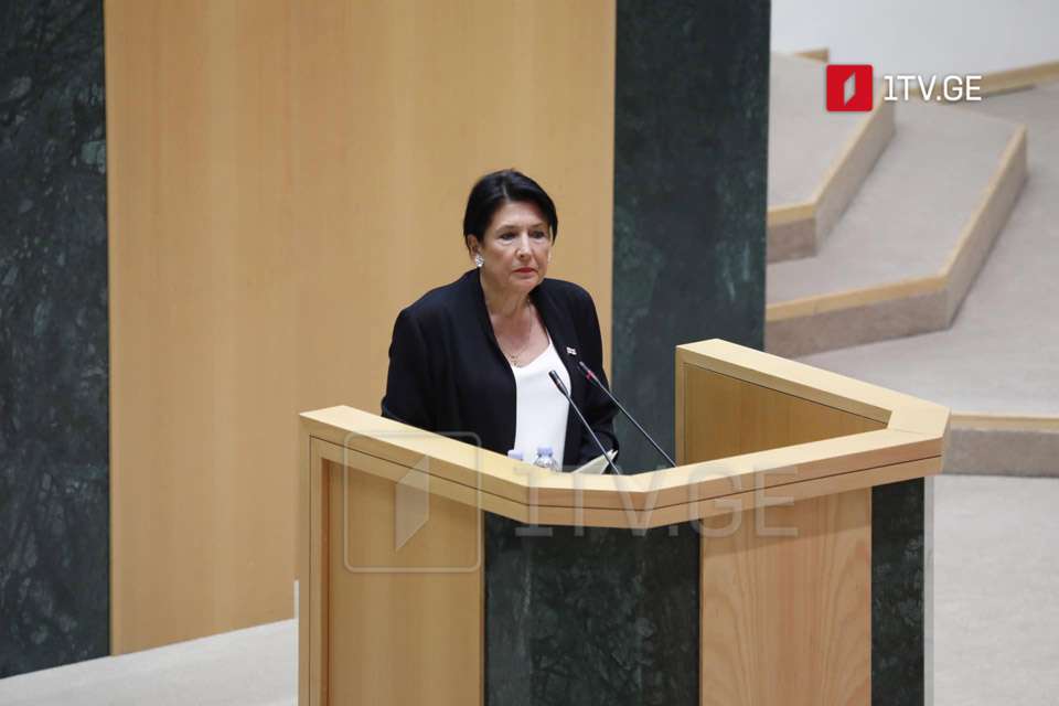 "I have only one plan today. The country will receive EU candidate status by the end of the year." Zurabishvili