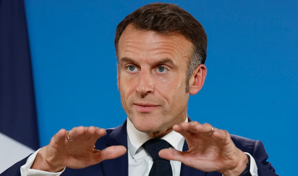 "Georgia's government steps lead to the termination of the EU membership process." Macron