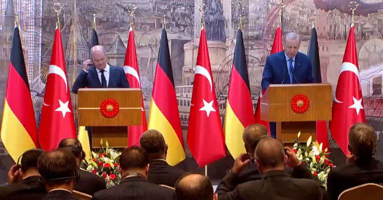 «Ոչ թե սահմանափակել, այլ ընդլայնել պատերազմը»․ Էրդողանն ու Շոլցը համատեղ ասուլիս են տվել