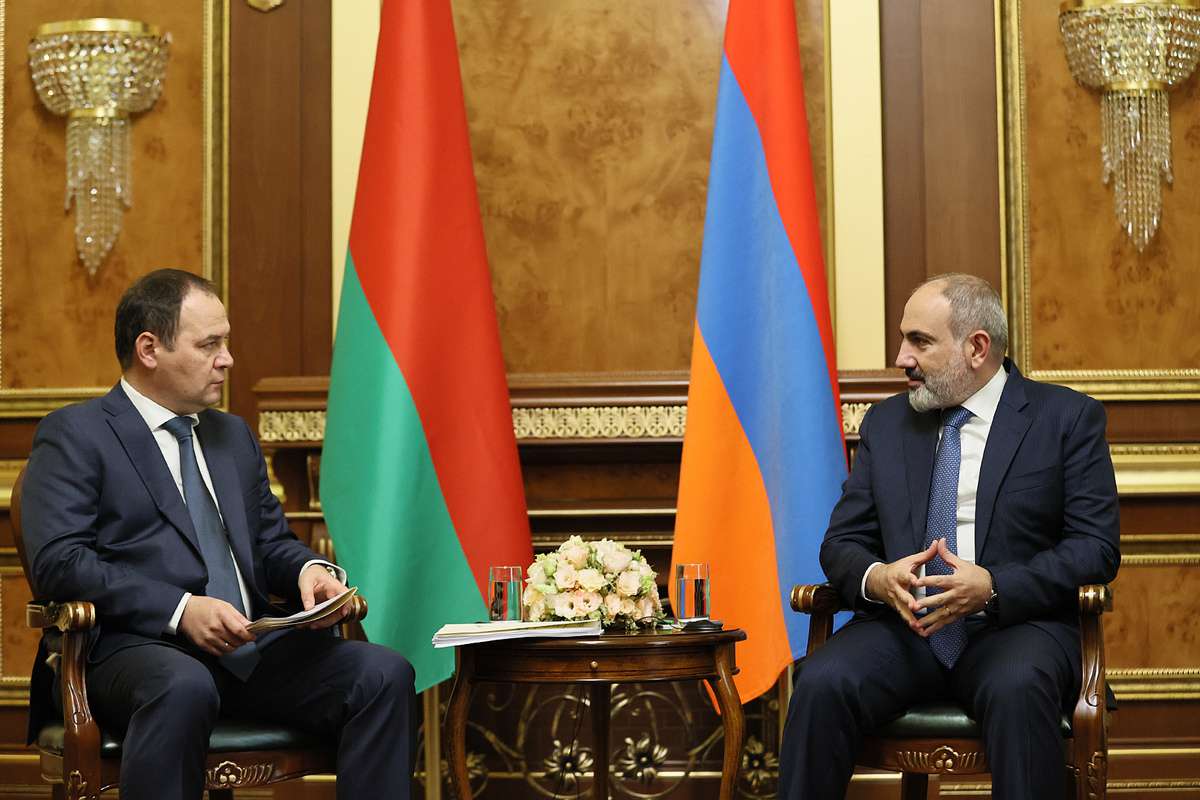 "The trade turnover between Armenia and Belarus has doubled this year." RA Prime Minister