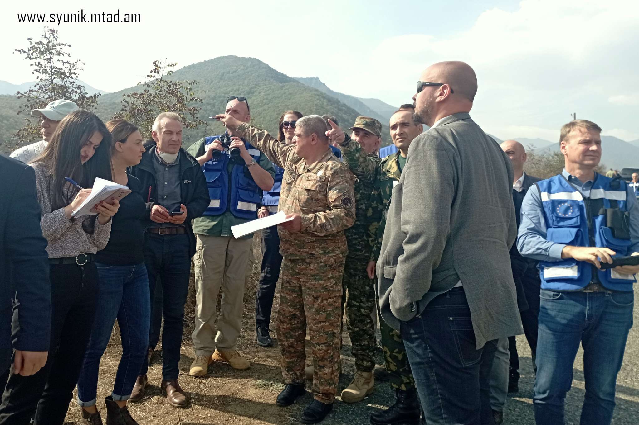 38 border settlements in Syunik are under immediate threat. the vice-governor to the delegation of the EU mission