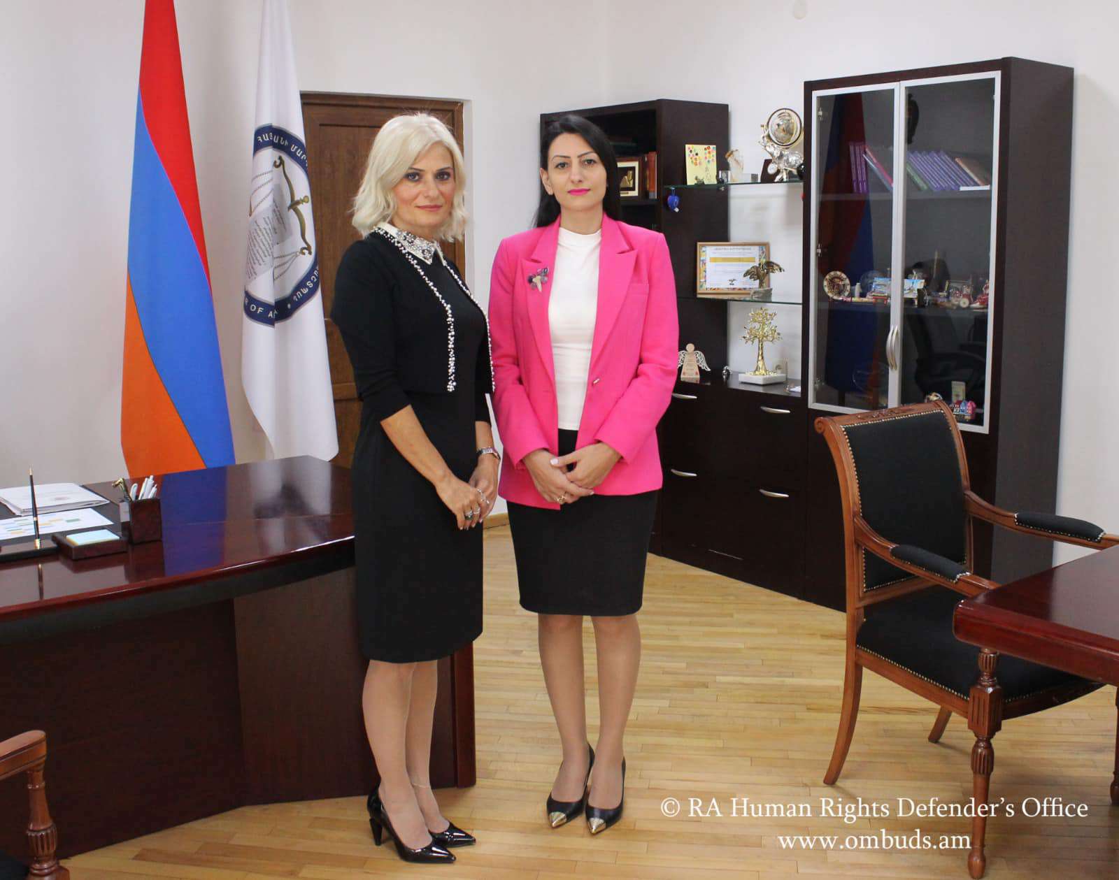 Անահիտ Մանասյանն ընդունել է ԱՄՆ Կալիֆոռնիայի նահանգի Գերագույն դատարանի դատավորին