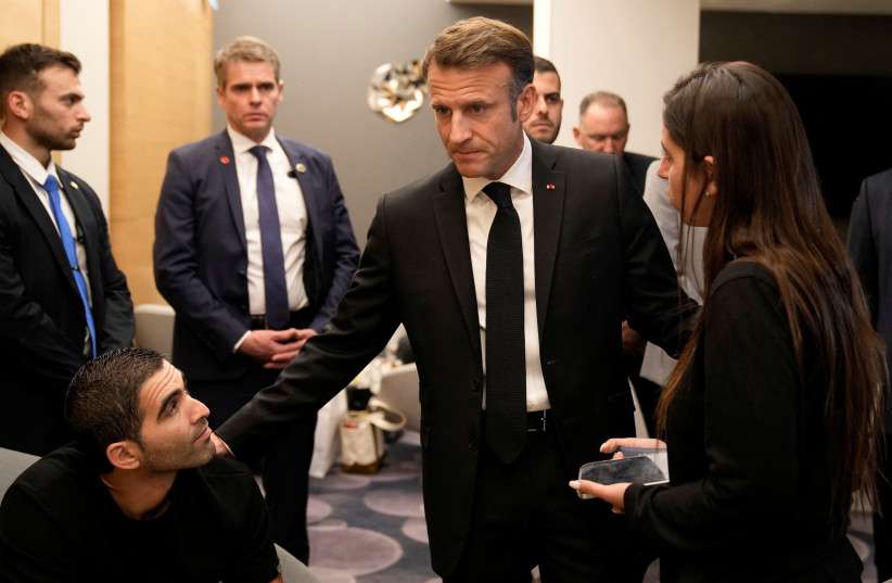 Macron arrived in Israel