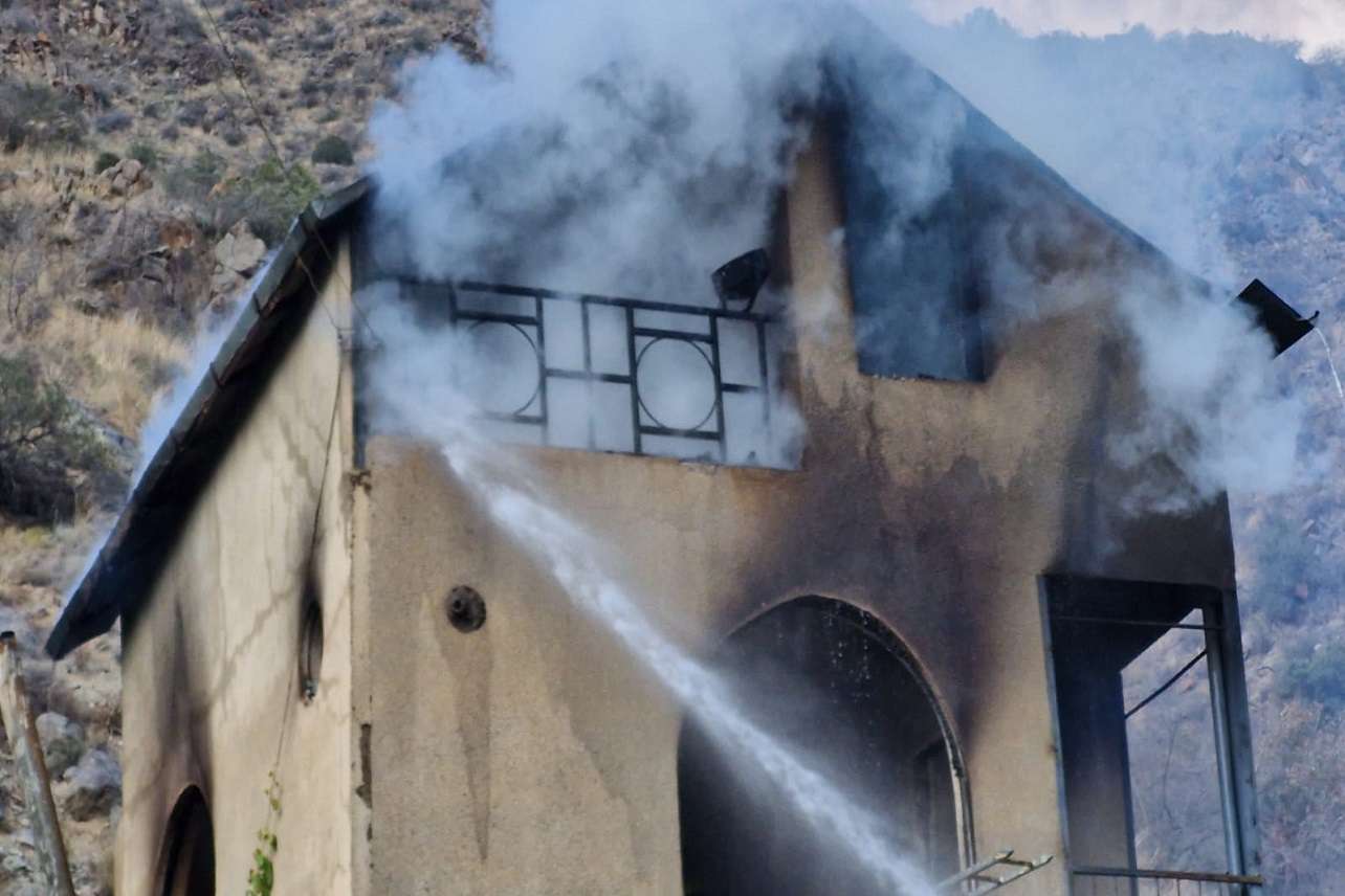Այրվել է Մեղրիի հին հիվանդանոցի շոգեբաղնիքը