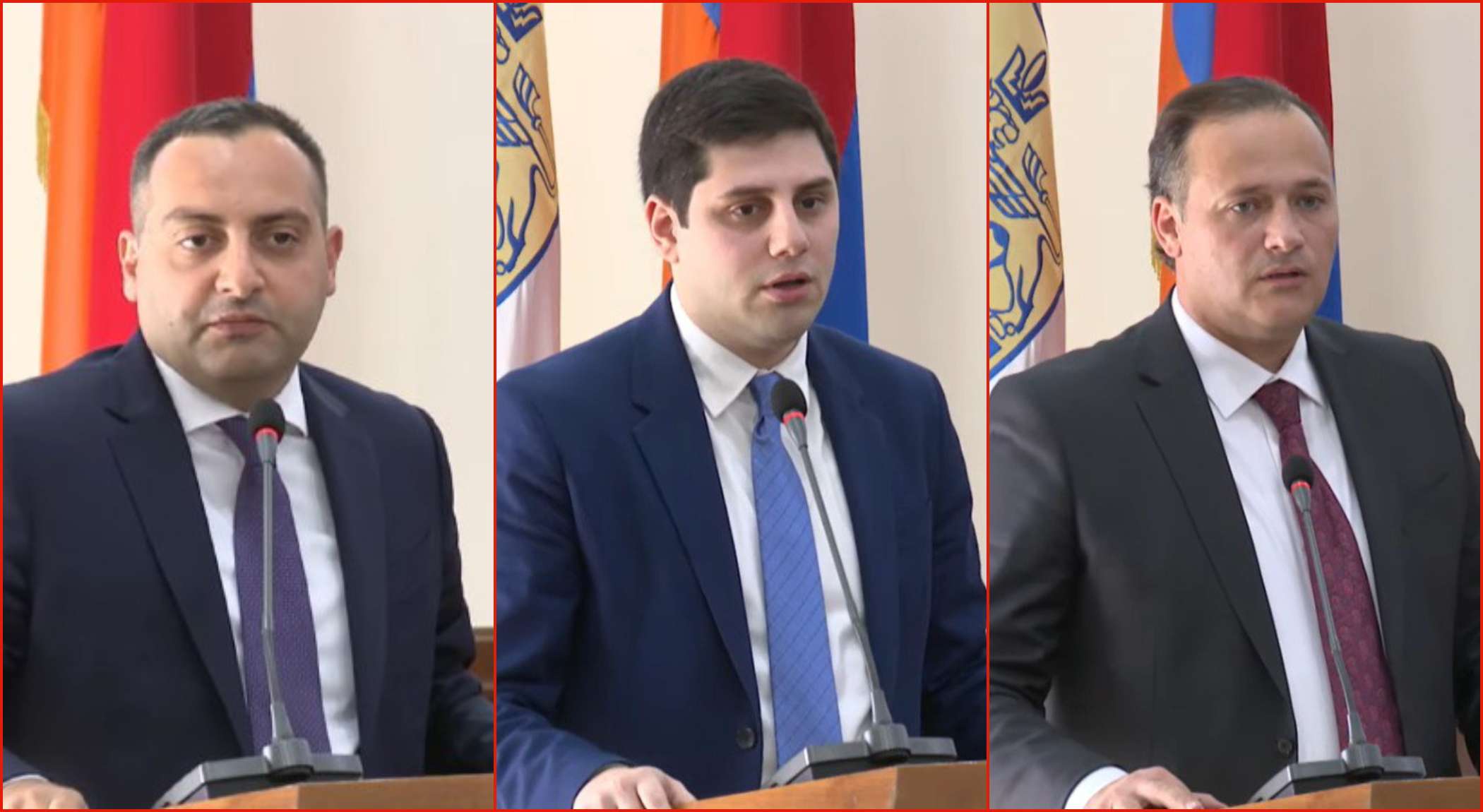 Լևոն Հովհաննիսյանը, Սուրեն Գրիգորյանը և Սարգիս Մադաթյանը նշանակվեցին քաղաքապետի տեղակալներ
