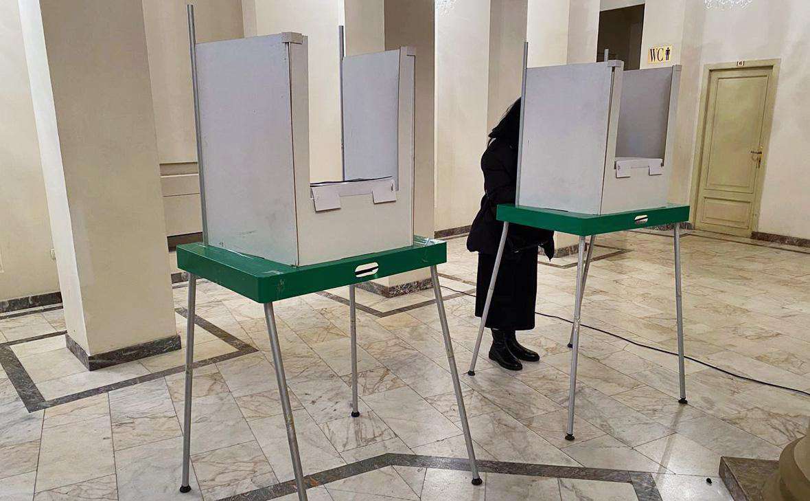 How many people voted in Georgia as of 15:00?