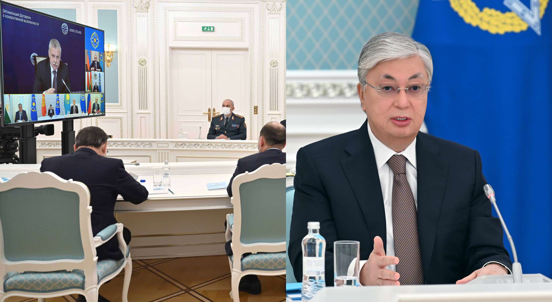 "The Armenian-Azerbaijani conflict must be resolved exclusively peacefully." Tokayev