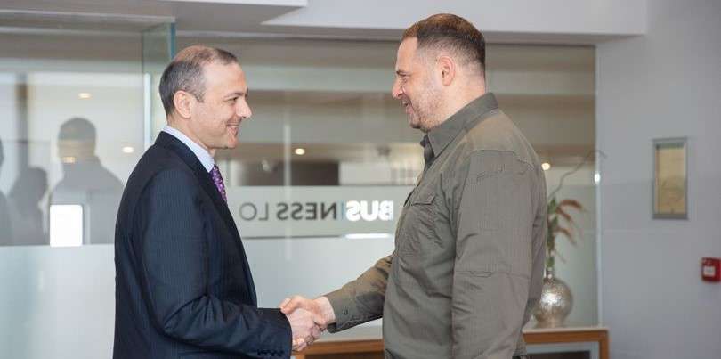 Armen Grigoryan met with Zelensky's chief of staff