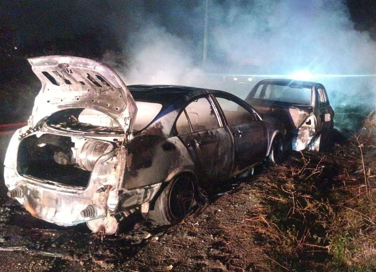 Ձորաղբյուրում մեքենաներ են այրվել