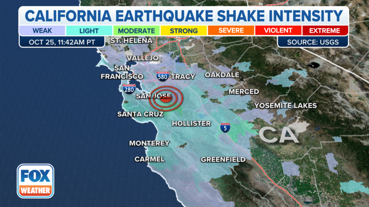 There was an earthquake in California