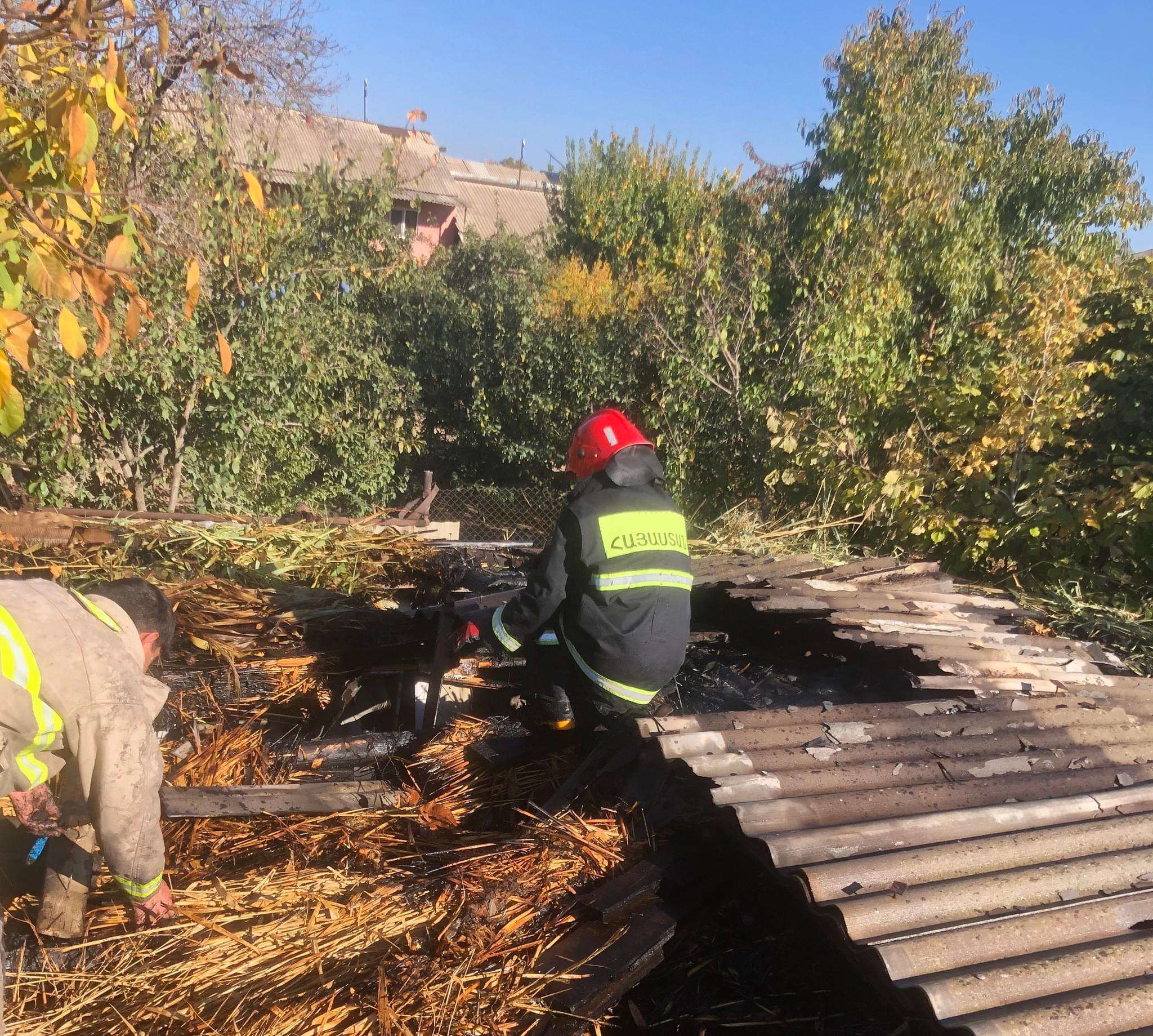 Հրդեհ Նորաշեն գյուղում