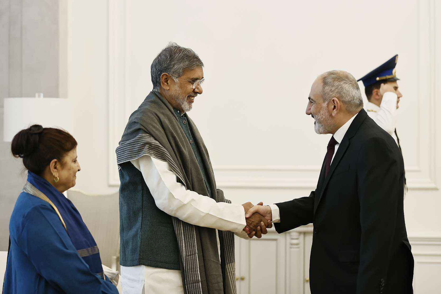 The Prime Minister received Nobel Peace Prize laureate Kailash Satyarthi