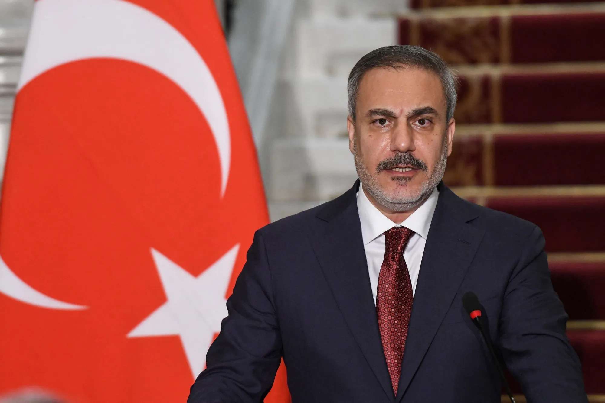 "Turkey is happy to see the settlement of Armenian-Azerbaijani relations." Hakan Fidan