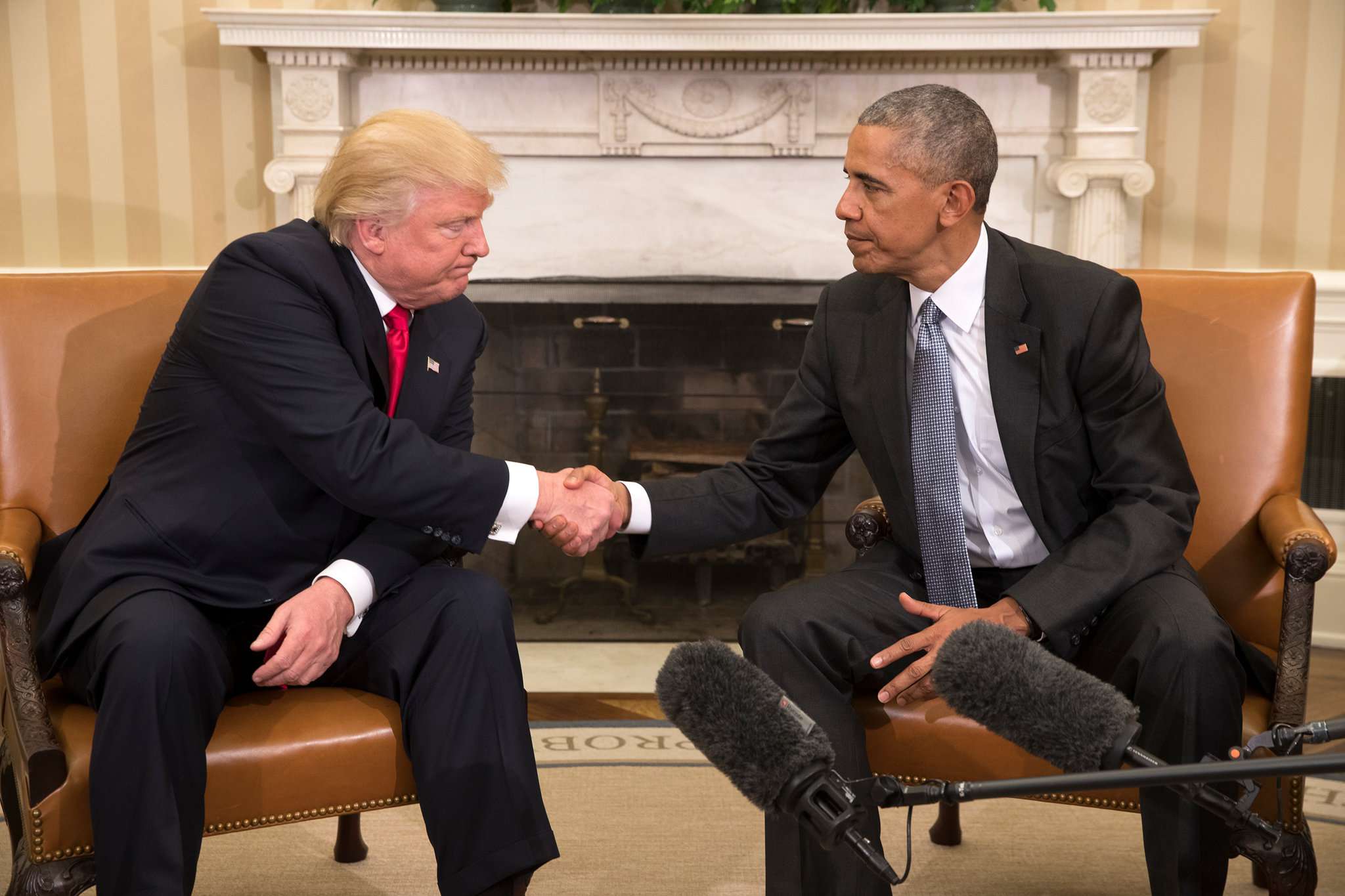 Obama also congratulated Trump