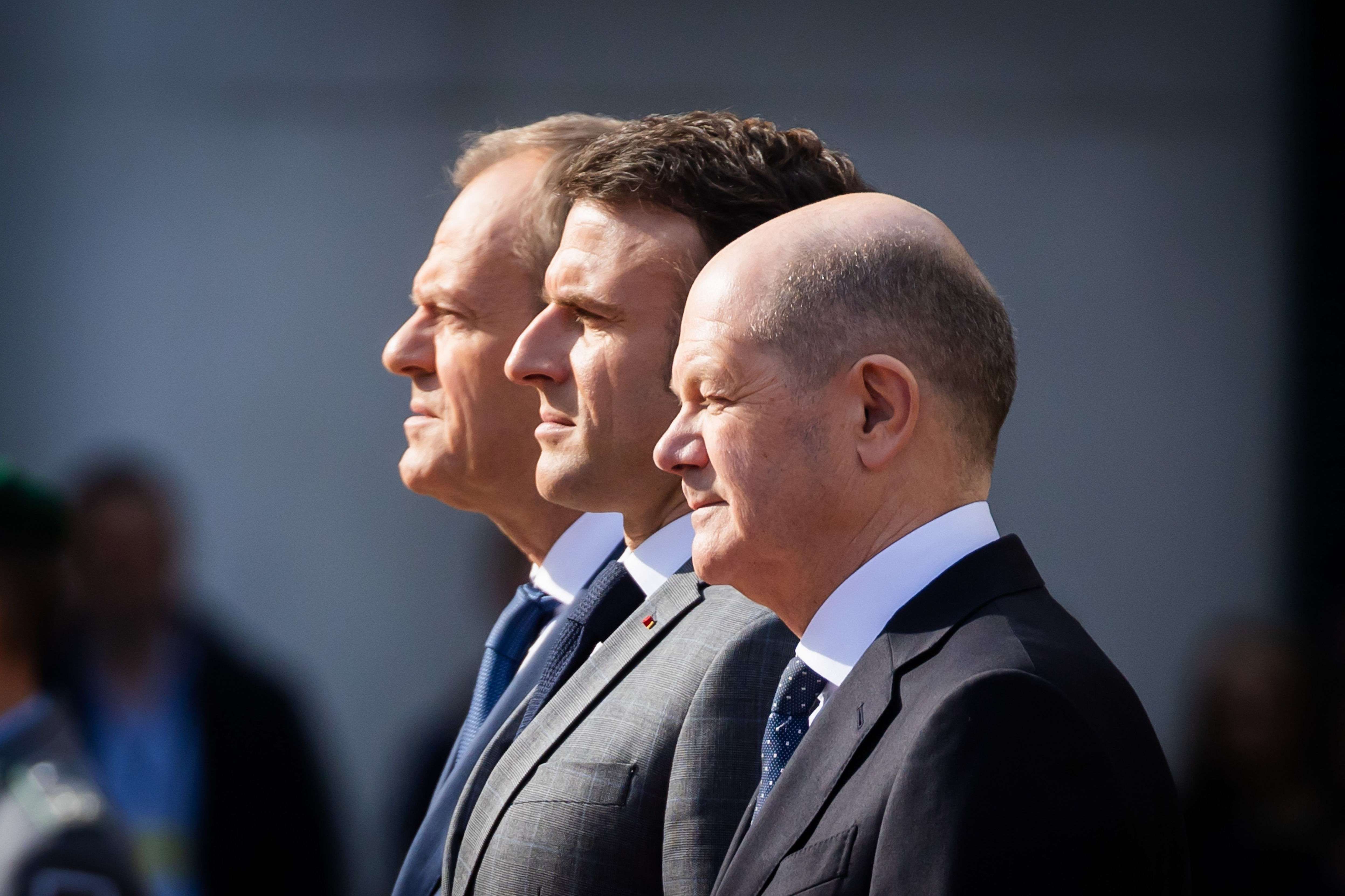 Macron, Tusk, and Scholz issued a joint statement regarding Georgia