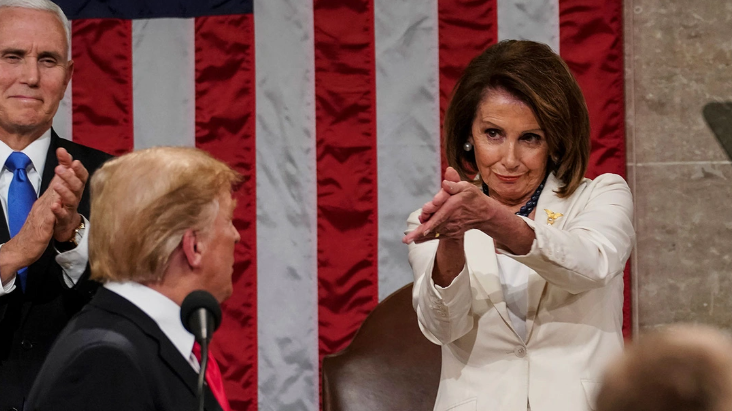 Pelosi called for prayers for the United States