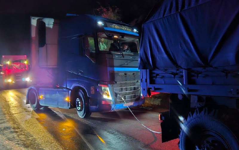 40 բեռնատար և 10 մարդատար մեքենա հայտնվել էին խցանման մեջ