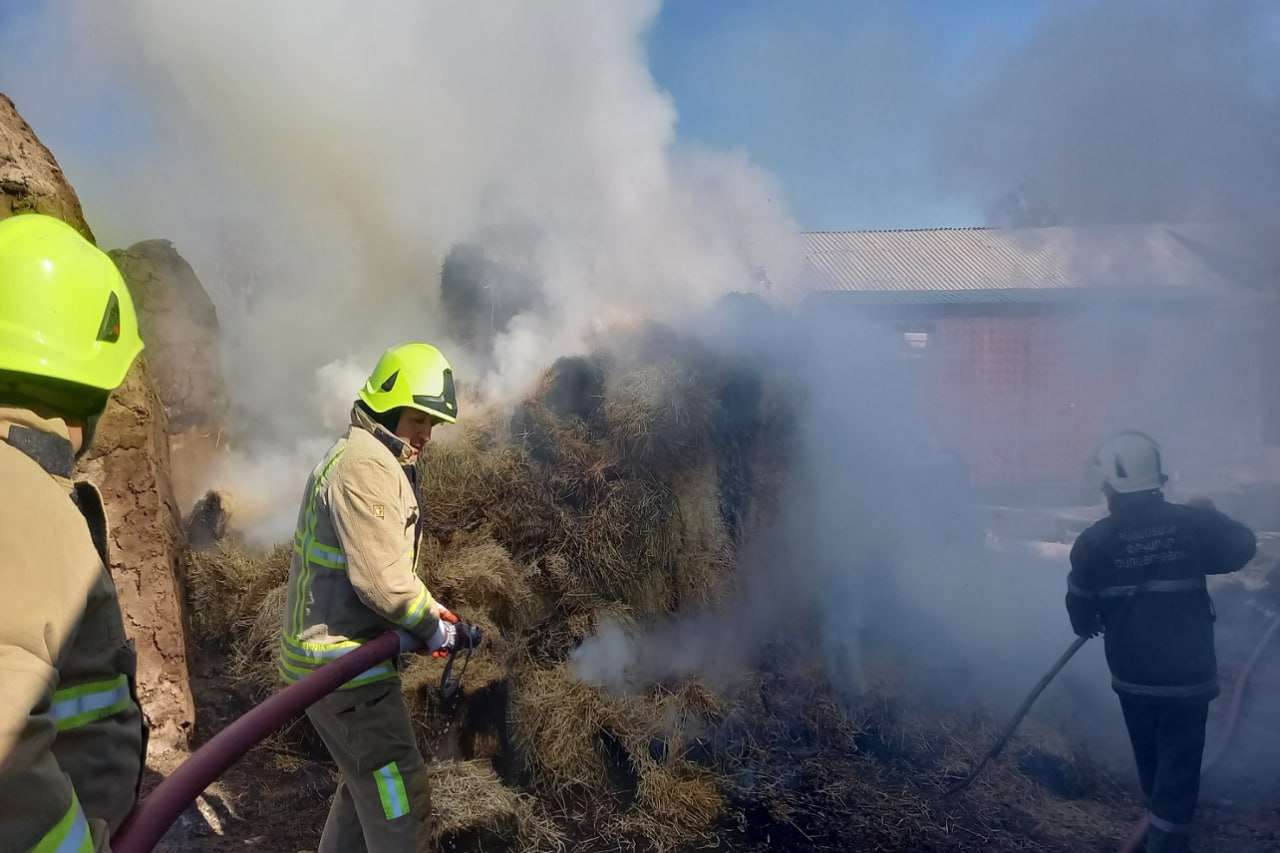 Հրդեհ` Ներքին Բազմաբերդ գյուղում