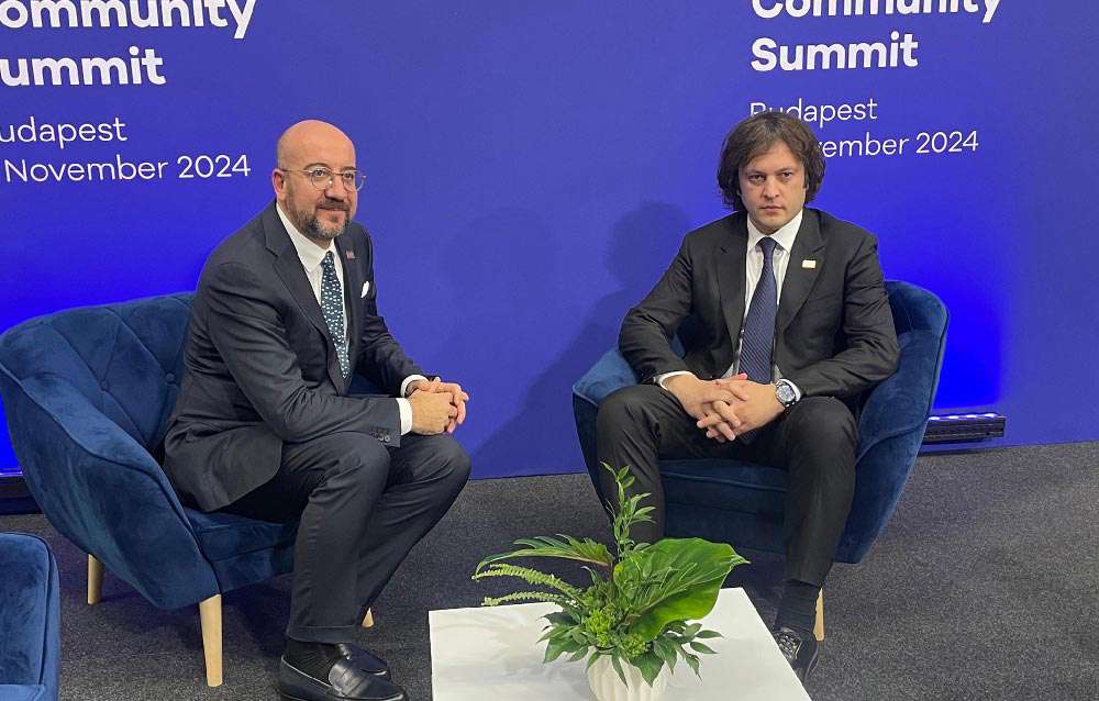 Irakli Kobakhidze met with Charles Michel