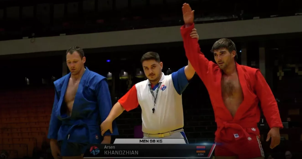 Арсен Ханджян, вице-чемпион чемпионата мира по самбо