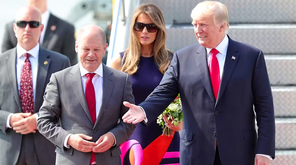 Scholz and Trump had a phone conversation