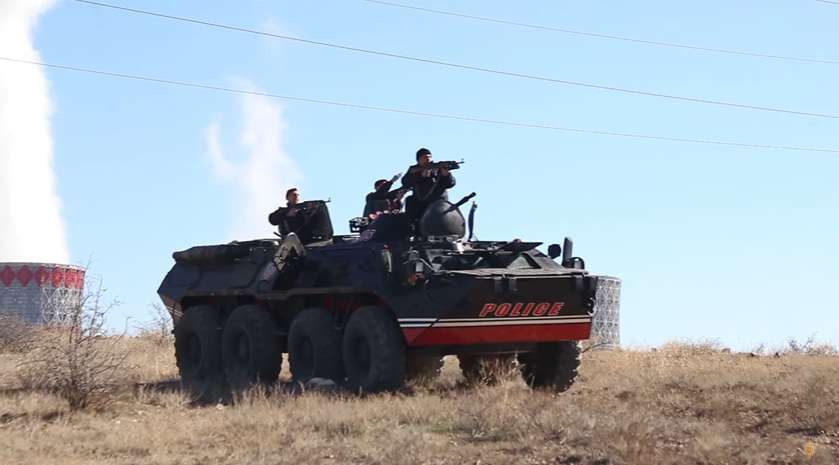 Ոստիկանության զորքերը զորավարժություններ են անցկացրել (ՏԵՍԱՆՅՈՒԹ)