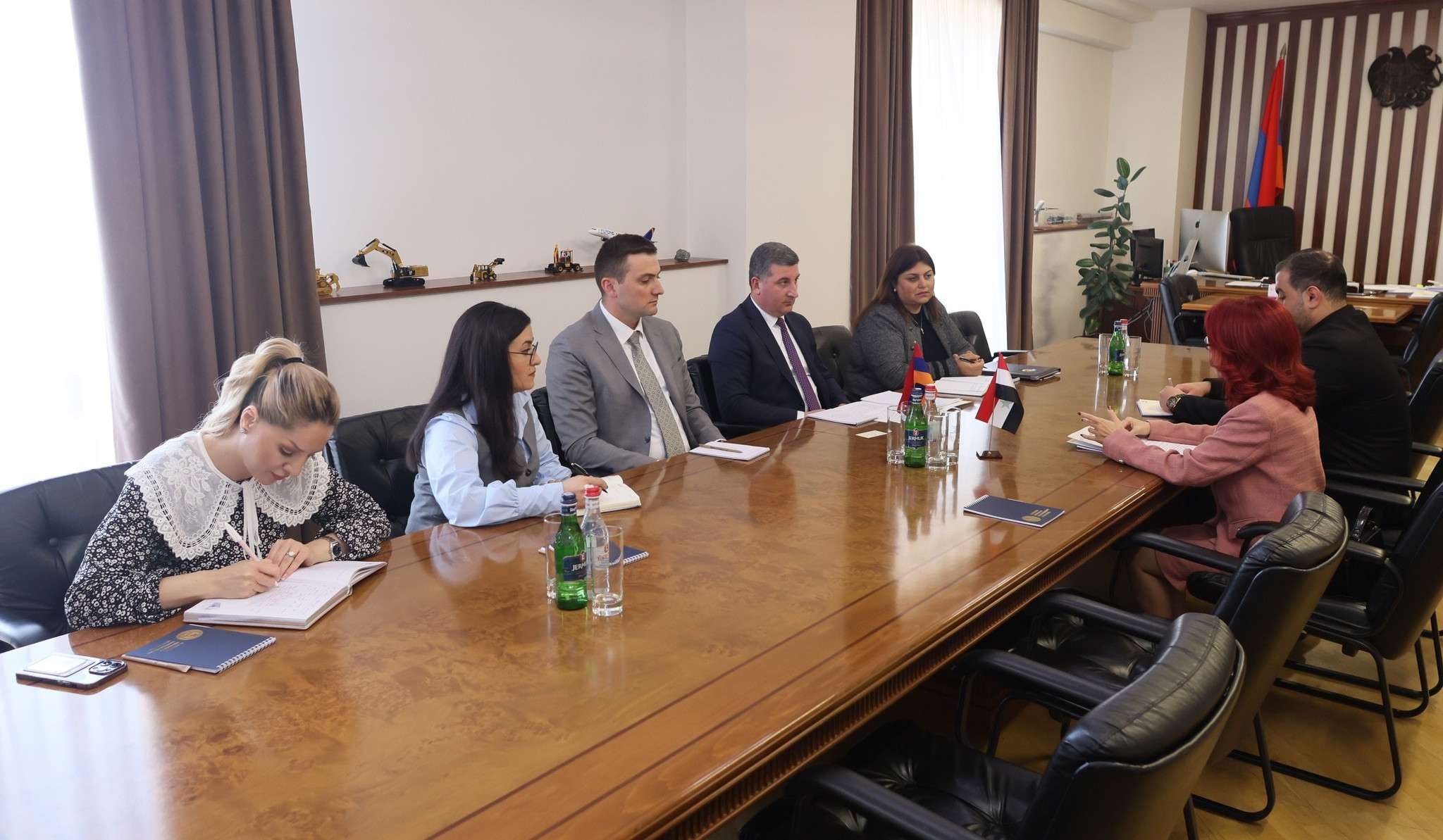 Սիրիայի դեսպանի հետ քննարկվել են երկաթուղային հաղորդակցության հարցեր