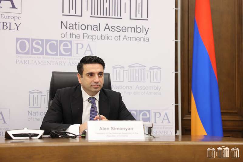 «Մենք իրապես նվիրված ենք խաղաղության օրակարգին». Ալեն Սիմոնյան