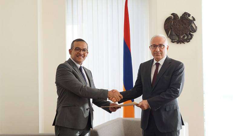Ինդոնեզիայի դեսպանն իր հավատարմագրերի պատճենն է հանձնել ՀՀ ԱԳ փոխնախարարին