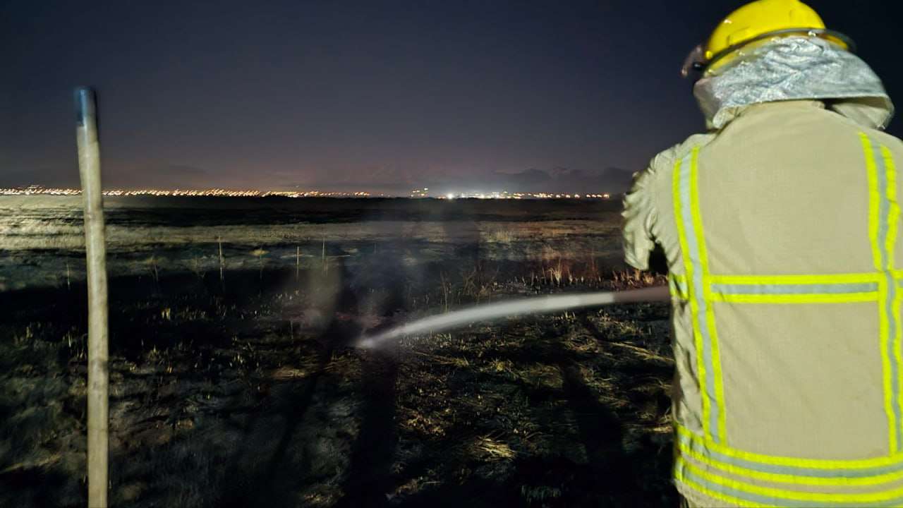 Հրդեհ՝ տորֆի դաշտերում