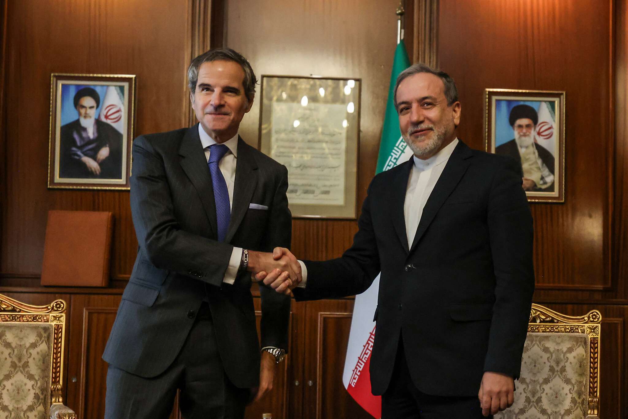 Grossi is in Iran