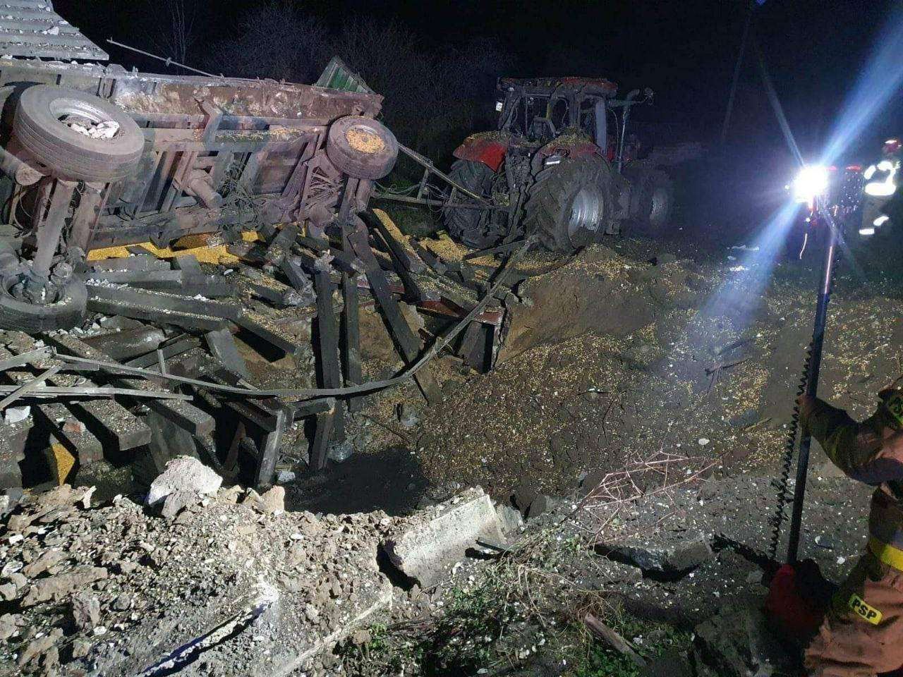 Rockets fell in the Lublin region of Poland