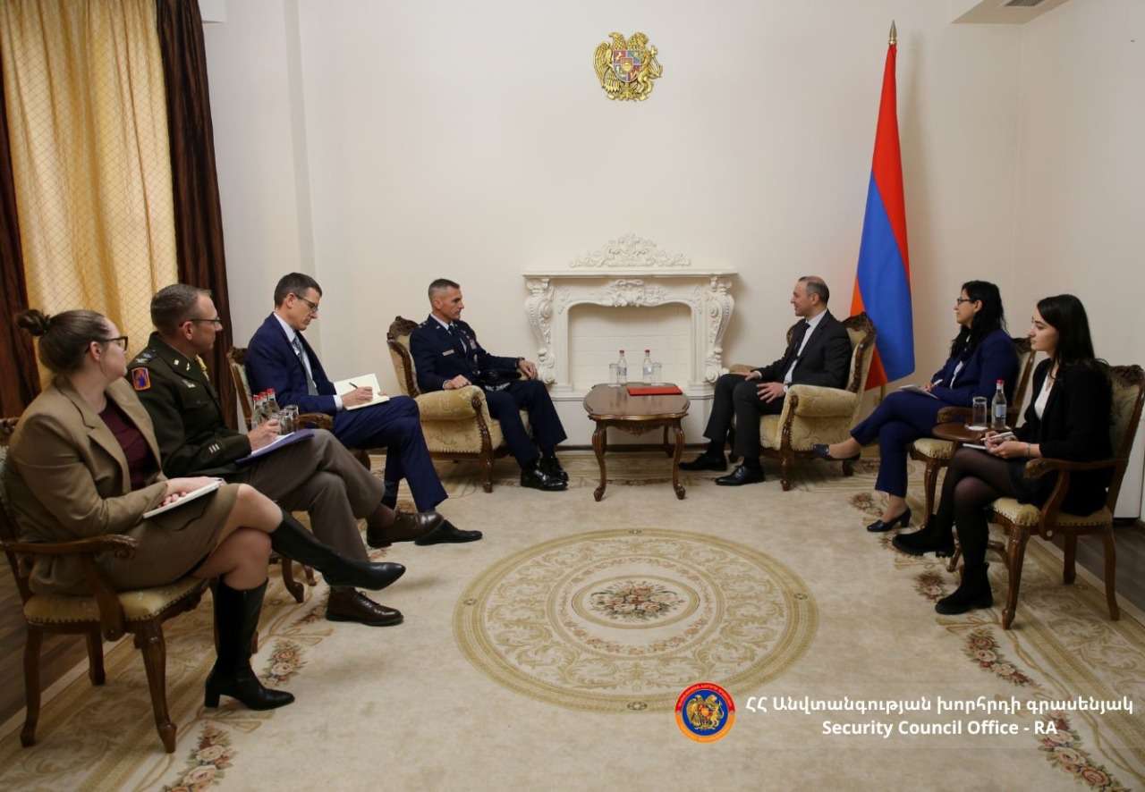 Секретарь Совета Безопасности высоко оценил динамику развития армяно-американских отношений в сфере безопасности