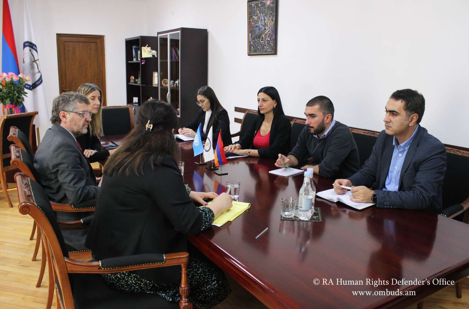 Քննարկվել են նաև զինված ուժերում մարդու իրավունքների պաշտպանության հետ կապված հարցեր