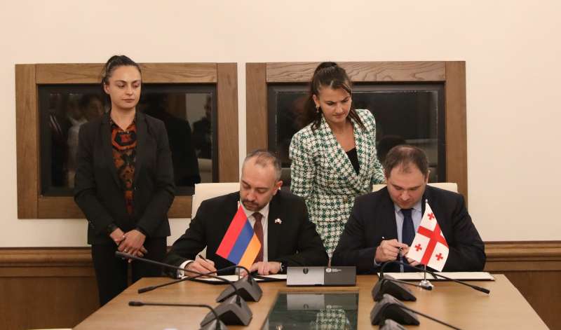Հայաստանի և Վրաստանի խորհրդարանների միջև ստորագրվել է համագործակցության հուշագիր