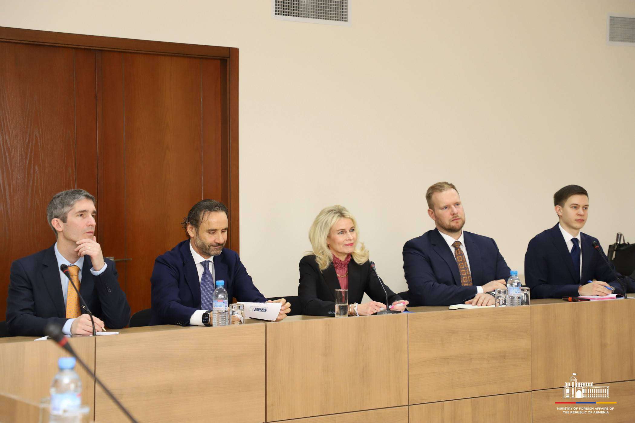 Armenia has the honor of hosting the OSCE PA session for the first time in history. Vahe Gevorgyan, Pia Kauma